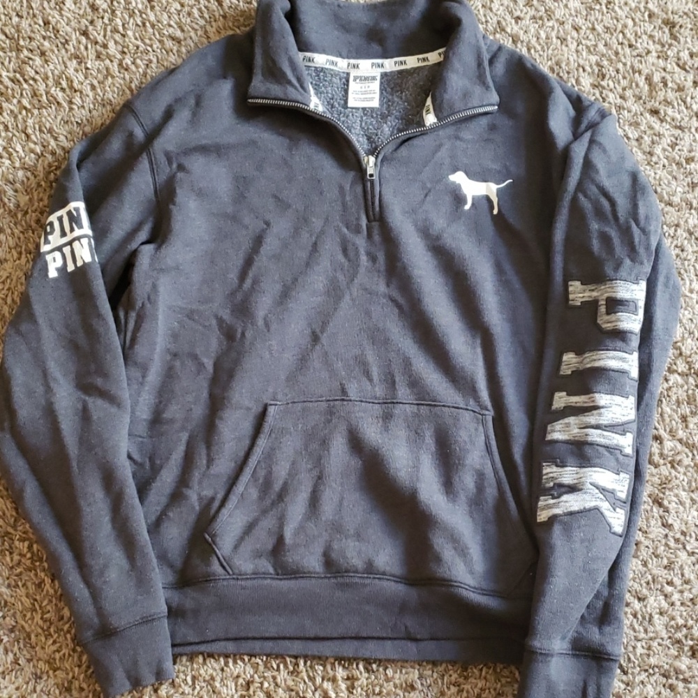 PINK VS 1/4 ZIP UP